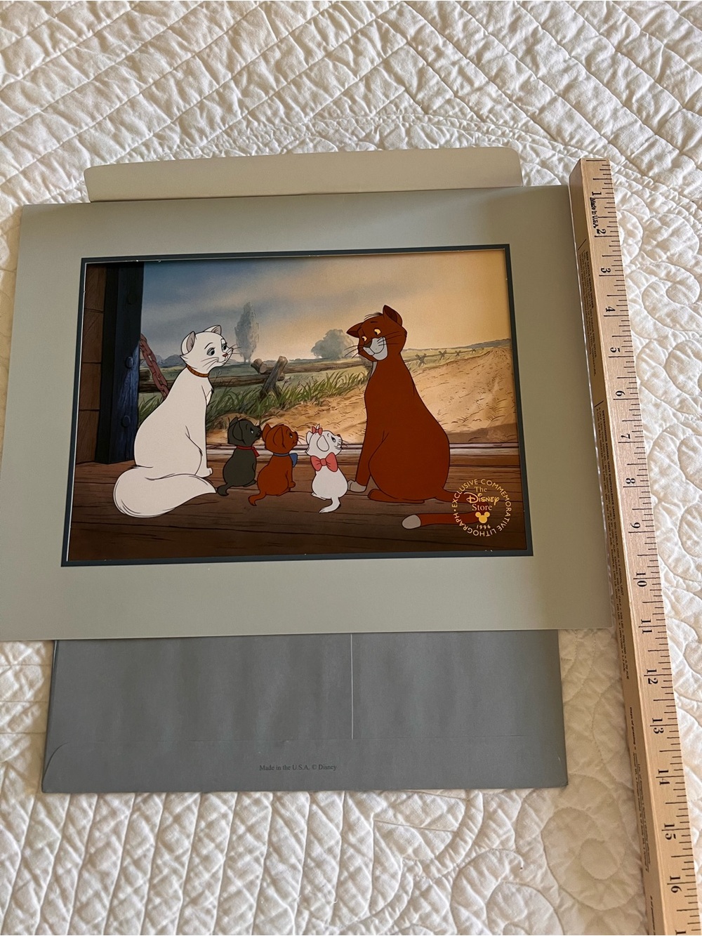 Disney Store Lithograph The Artistocats